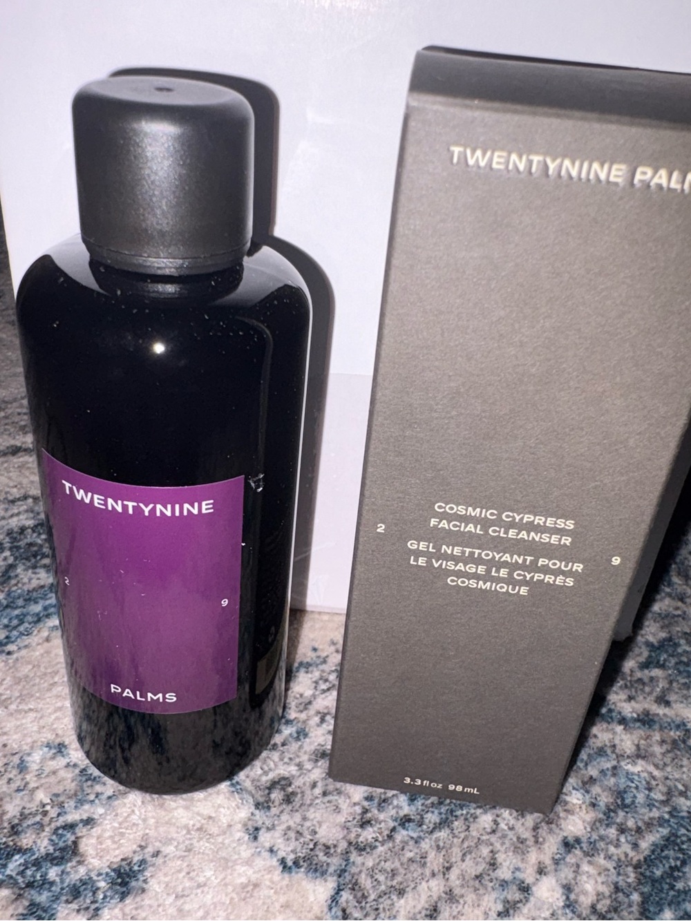 Twentynine Palms Cosmic Cypress Facial Cleanser — new in box 3.3 oz